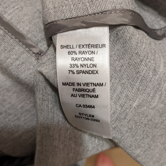 Ricky's Grey Comfy Peplum Jacket - Picture 2 of 3